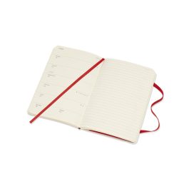 Moleskine 2022 Weekly 12 Month Pocket Diary Scarlet Red Soft Cover