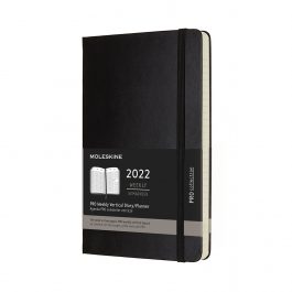 Moleskine 2022 Pro Weekly Vertical X-Large Diary Black Hard Cover