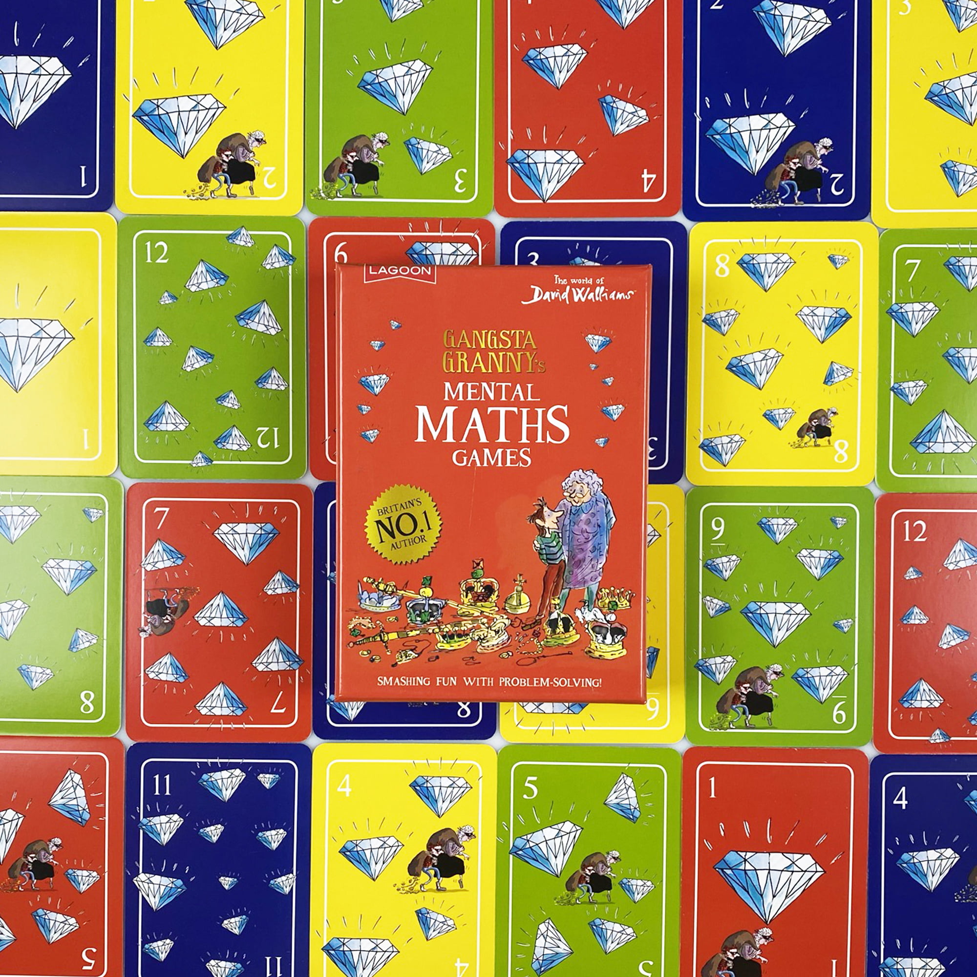 Gangsta Grannys Mental Maths Card Game World of David Walliams Childrens Games