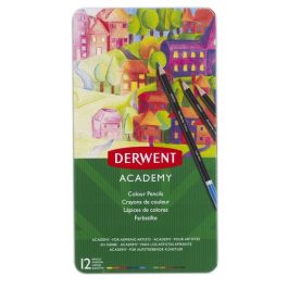 Derwent Academy Colouring Tin Of 12