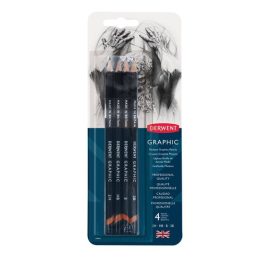 Derwent Graphic Medium Pencils Pack Of 4
