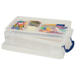 Really Useful Box 4 Litre Clear Box & Accessory Trays