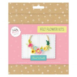 Docrafts Simply Make Felt Flower Kit – Floral Wreath
