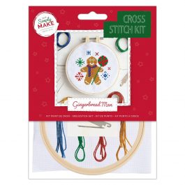 Docrafts Simply Make Cross Stitch Kit – Gingerbread Man