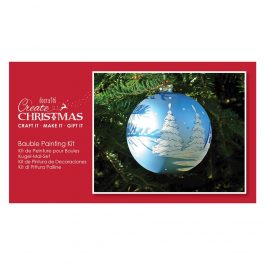 Docrafts Create Christmas Bauble Painting Kit – Clear