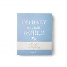 Printworks Photo Album – Baby Its a Wild World – Baby Blue