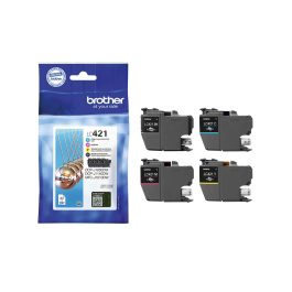 Brother LC421 Value Pack 4 Cartridges Black/Cyan/Magenta/Yellow