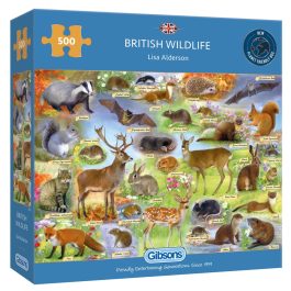 Gibsons Jigsaw British Wildlife 500 Piece Puzzle