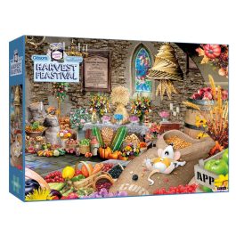 Gibsons Jigsaw Mike Jupp Harvest Feastival 1000 Piece Puzzle