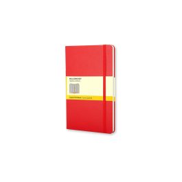 Moleskine Classic Notebook Large Squared Hard Cover Scarlet Red