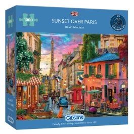 Gibsons Jigsaw Sunset over Paris 1000 Piece Puzzle