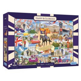 Gibsons Jigsaw Happy and Glorious 1000 Piece Puzzle