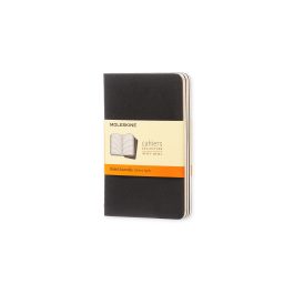 Moleskine Volant Notebooks Pocket Ruled Black Set of 2