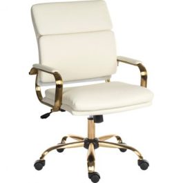Teknik Vintage Executive White Chair