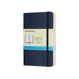 Moleskine Classic Notebook Pocket Dotted Soft Cover Sapphire Blue