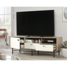 Teknik Avon Leather Handled TV Stand / Credenza