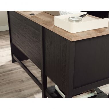 Teknik Shaker Style L-Shaped Desk Raven oak - Image 10