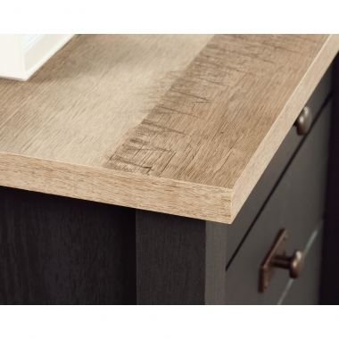Teknik Shaker Style L-Shaped Desk Raven oak - Image 4
