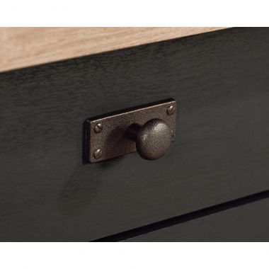 Teknik Shaker Style L-Shaped Desk Raven oak - Image 8