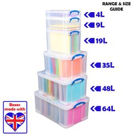 Really Useful Box 48 Litre Clear 600 x 400 x 315 mm