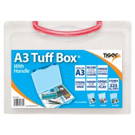 Tiger Tuff Box A3 With Carry Handle 225 Sheet Capacity Pk 1