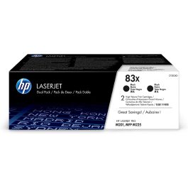 HP Dual Laser Toner Cartridges 83X Black
