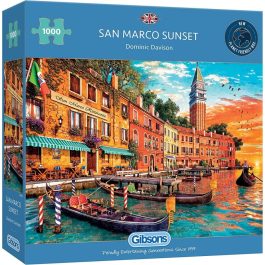 Gibsons Jigsaw San Marco Sunset 1000 Piece Puzzle