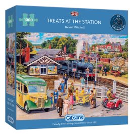 Gibsons Jigsaw Treats at the Station 500XL Piece Puzzle
