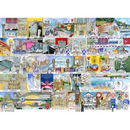 Gibsons Jigsaw Bright Lights and Big Cities 1000 Piece Puzzle