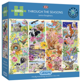 Gibsons Jigsaw Through the Seasons 500XL Piece Puzzle