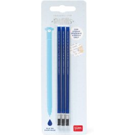Legami Refill for Erasable Pens Blue Pack of 3