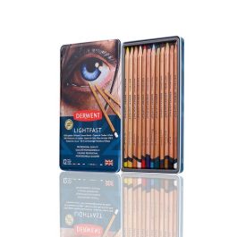 Derwent Lightfast Colouring Pencils Tin of 12