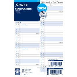 Filofax A5 Year Planner Vertical 2024