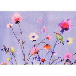 Peter Pauper Press Note Cards Lavender Wildflowers