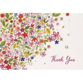 Peter Pauper Press Thank You Note Cards Floral Daydream
