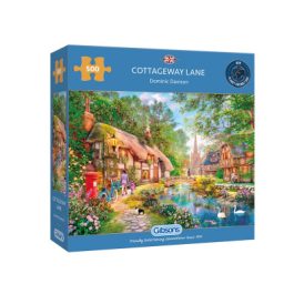 Gibsons Jigsaw Cottageway Lane 500 Piece Puzzle