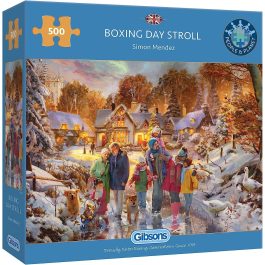 Gibsons Jigsaw Boxing Day Stroll 500 Piece Puzzle
