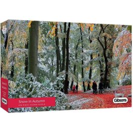 Gibsons Jigsaw Snow in Autumn 636 Piece Puzzle