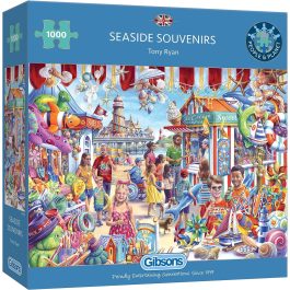 Gibsons Jigsaw Seaside Souvenirs 1000 Piece Puzzle