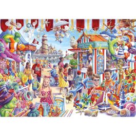 Gibsons Jigsaw Seaside Souvenirs 1000 Piece Puzzle