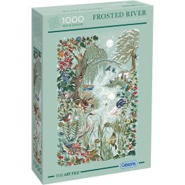 Gibsons Jigsaw The Art File Frosted River 1000 Piece Puzzle