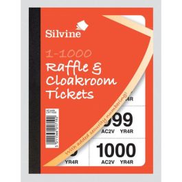 Silvine Cloakroom Tickets 1 – 1000
