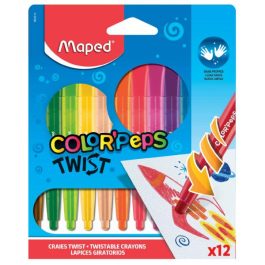 Maped Color Peps Twistable Crayons Pk 12