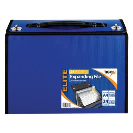 Tiger A4 Elite 24 Part Expanding File Assorted