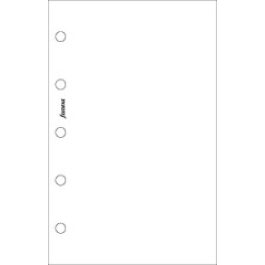 Filofax Mini White plain notepaper Refill