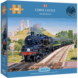 Gibsons Jigsaw Corfe Castle Crossing 500 Piece Puzzle