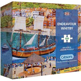 Gibsons Jigsaw Endeavour Whitby 500 Piece Puzzle