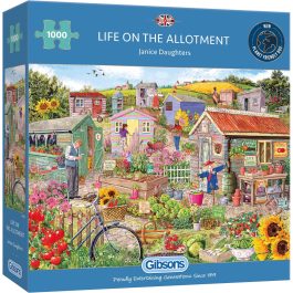 Gibsons Jigsaw Life on the Allotment 1000 Piece Puzzle
