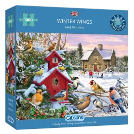 Gibsons Jigsaw Winter Wings 1000 Piece Puzzle