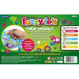 John Adams Fuzzy-Felt Gift Set Farm Animals